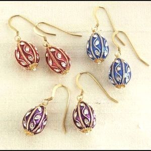 🌹Fabergé Egg Earrings